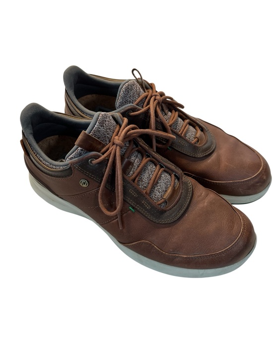 FootJoy Other - FootJoy Brown Leather Golf Shoes Mens Size 10M VersaTrax Spikeless Comfort